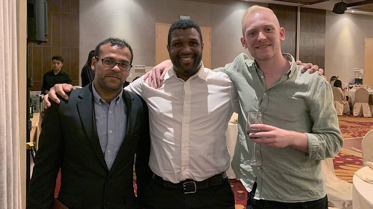Intern Elliot with other Interns at Company Event