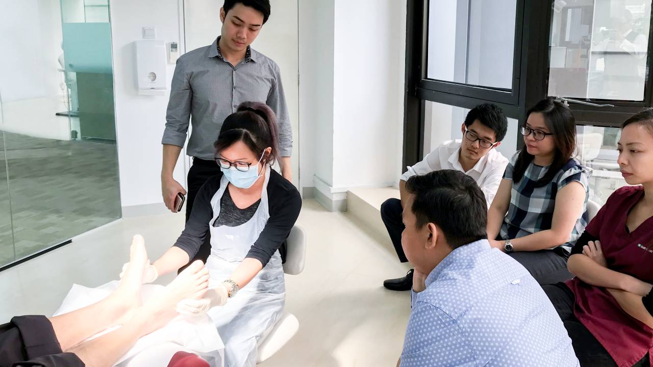 Intern in Treating Patients | East Coast Podiatry