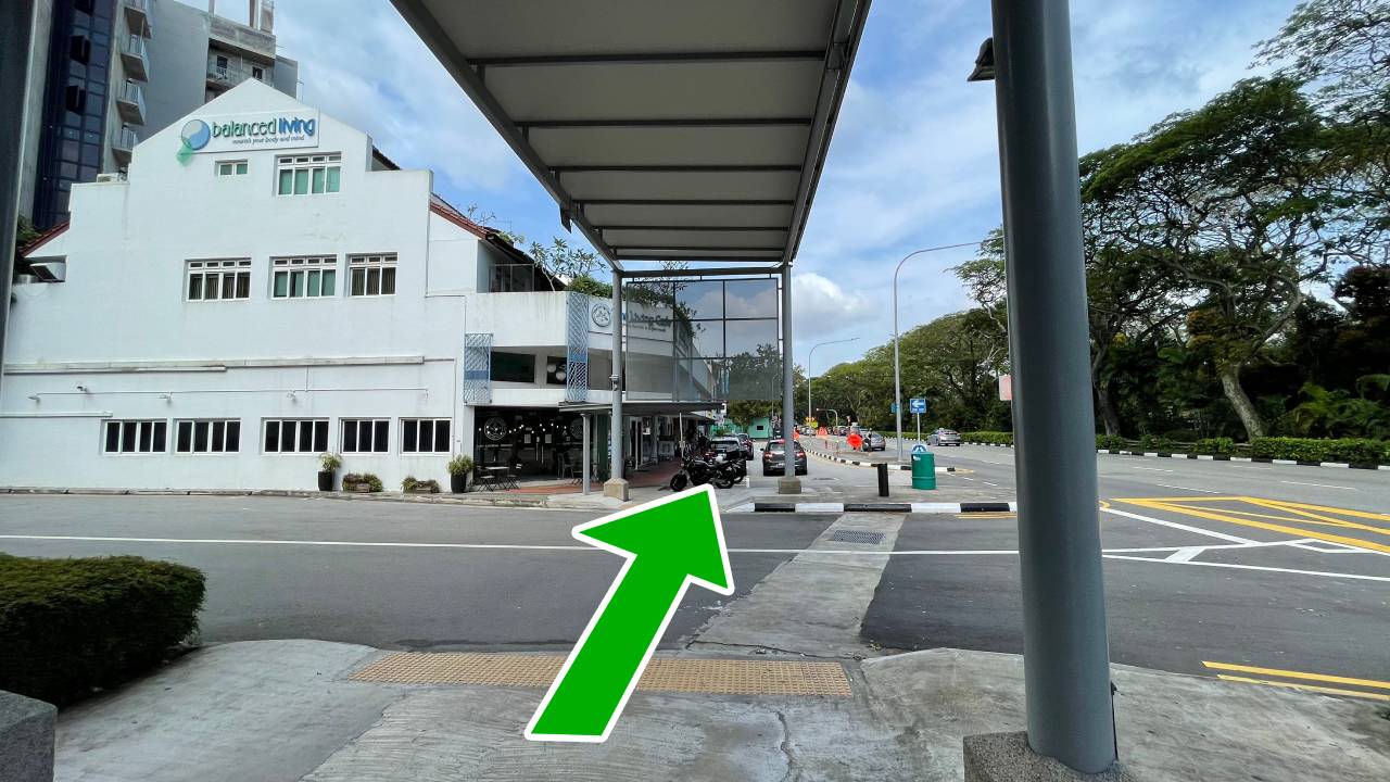 Cross the road